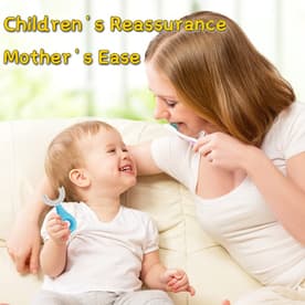 (Pack of 2) Silicone Baby U shaped Tooth Brush, Gum Protector Soft Toothbrush