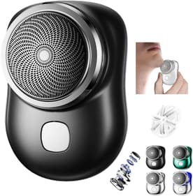 Electric Razor Portable Electric Shaver Mini-Shave Pocket Size,USB Rechargeable for Men