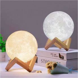 Random Effect Color 3D moon lamp Rechargeable