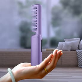 Travel Comb Cordless Rechargeable Hair Straightener