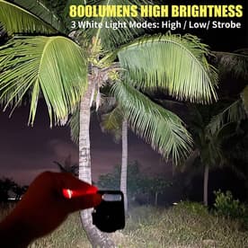 Multi-Function COB Rechargeable Keychain Light Mini Flashlight Portable Pocket Work Light