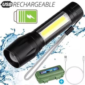 USB Charging Powerful Flashlight Torch