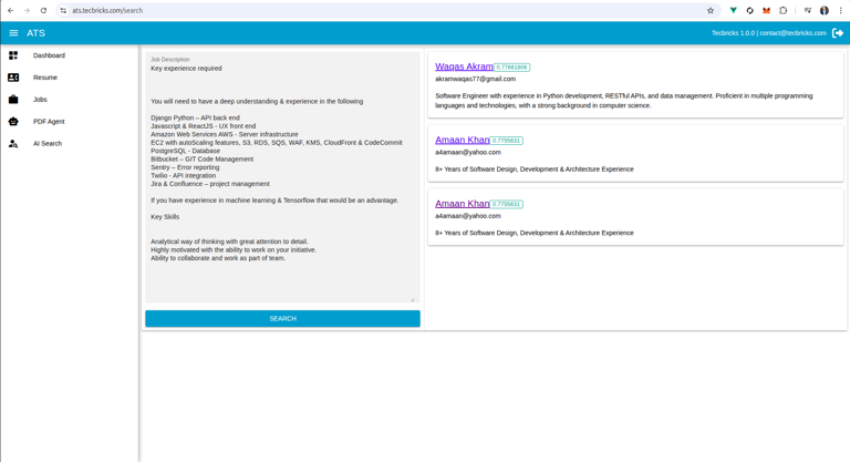 Applicant Tracking System (ATS) by Tecbricks