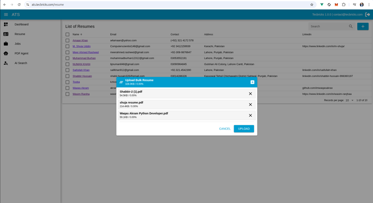Applicant Tracking System (ATS) by Tecbricks