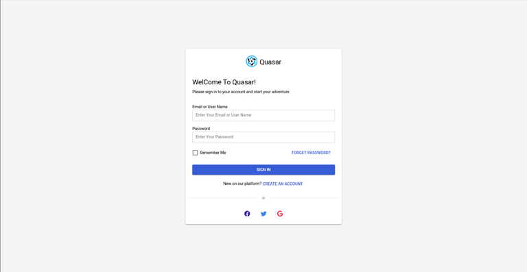 Quasar Vue 3 Extreme Admin Theme by Tecbricks